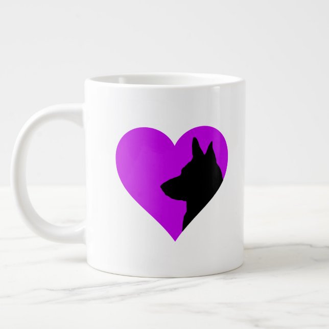Mug de café berger allemand (Gauche)