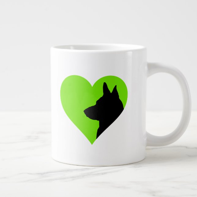 Mug de café berger allemand (Droite)