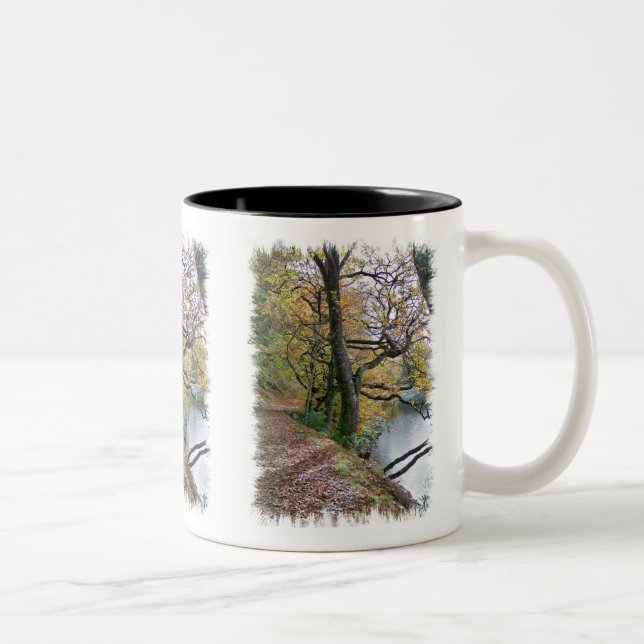 MUG DE CAFÉ bicolore AUTOMNE (Droit)