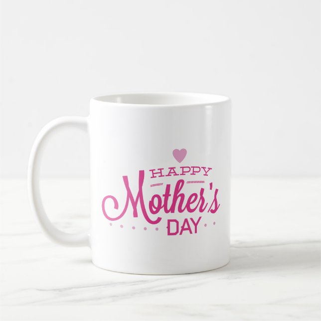 Mug de café Bonne fête des Mères (Gauche)