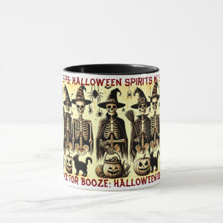 Mug de café "Brassé pour Booze : Edition Halloween