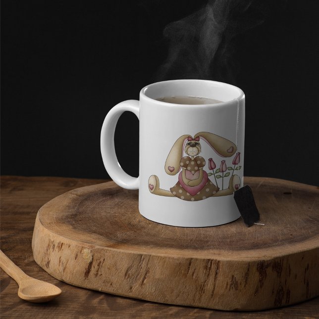 Mug de café Bunny Country (Créateur téléchargé)