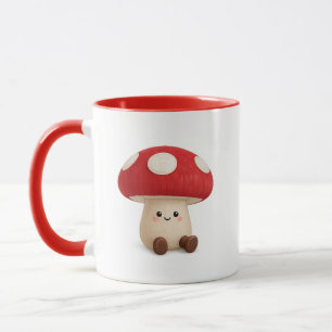 Mug de café champignon mignon Kawaii