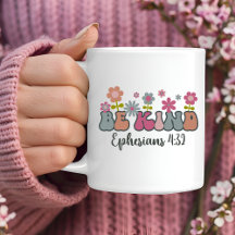 Mug de café chrétien Soyez Gentil 