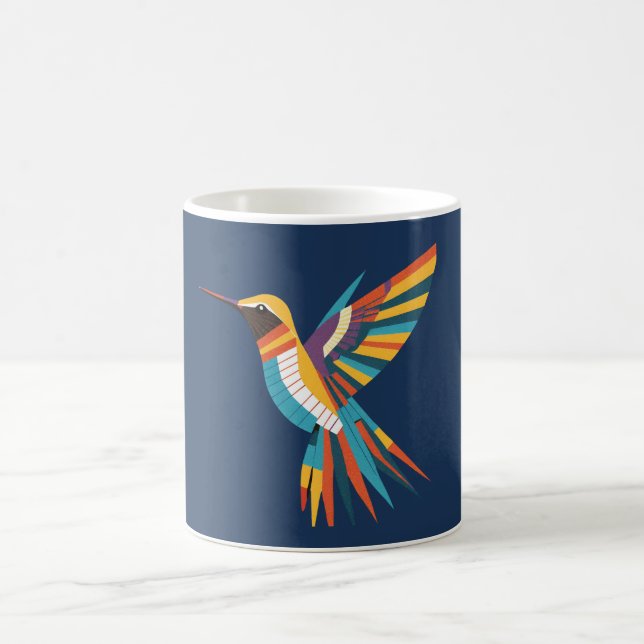 Mug de café colibri vibrant (Centre)