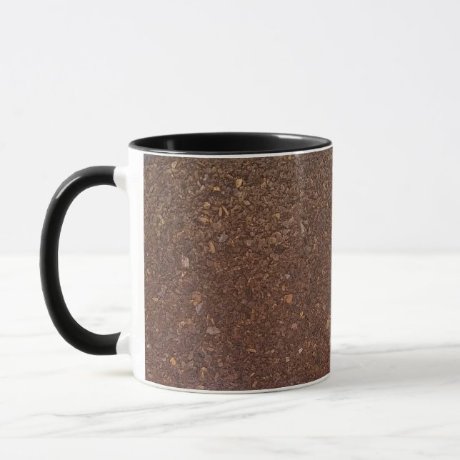 Mug de café conçu avec des terrasses de café (Gauche)