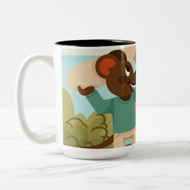 Mug de café Cozy Two-Tone pour siroter (Gauche)