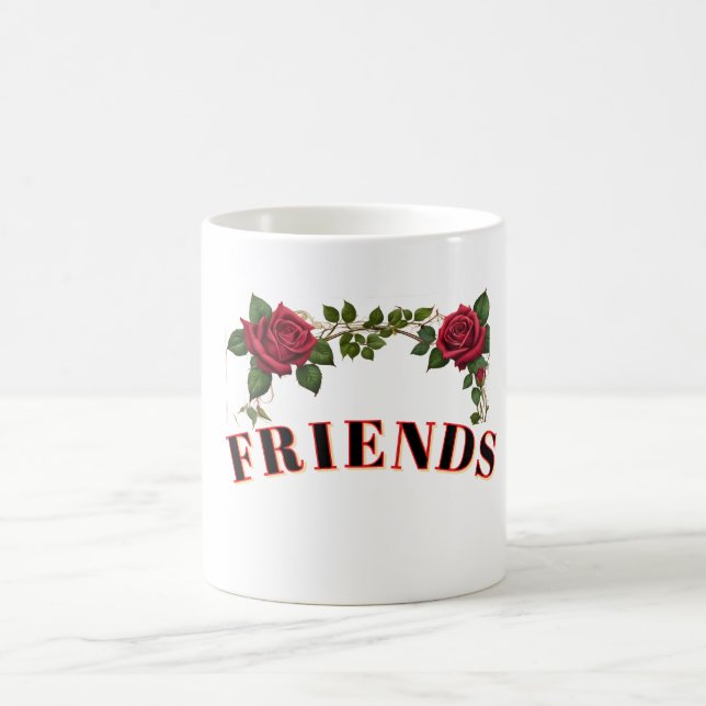 Mug de café d'amis (Centre)