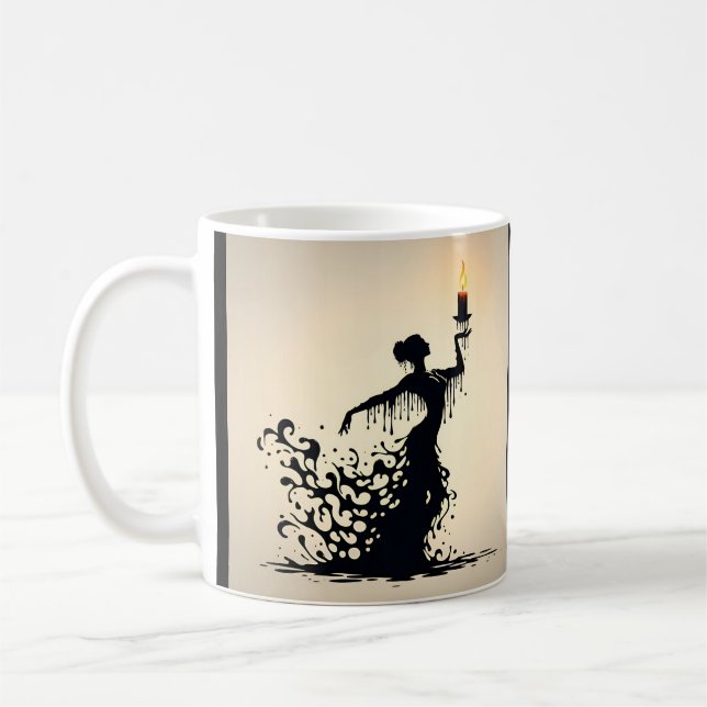 Mug de café Dancer de Flamenco Fondu (Gauche)