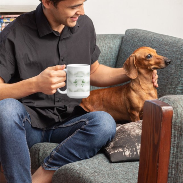 Mug de café de canard botanique (Créateur téléchargé)