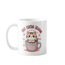 Mug de café de chat d'hiver mignon – Cadeau de Noë