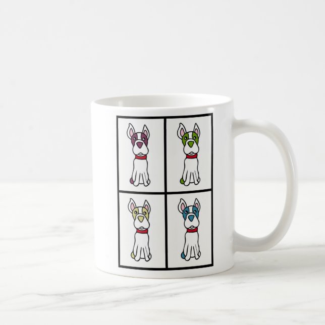 Mug de café de chien - Boston Terrier (Droite)