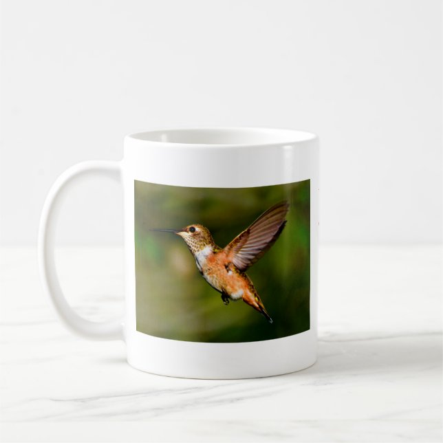 Mug de café de colibri inspiré (Gauche)