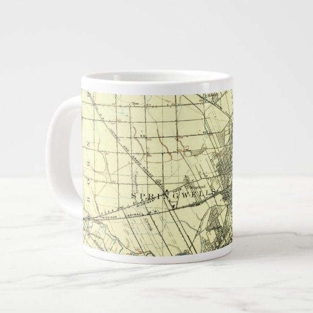 Mug de café de Détroit 1918 (Devant gauche)