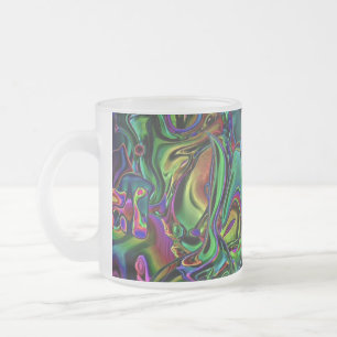 Mug de café de fonte de cerveau