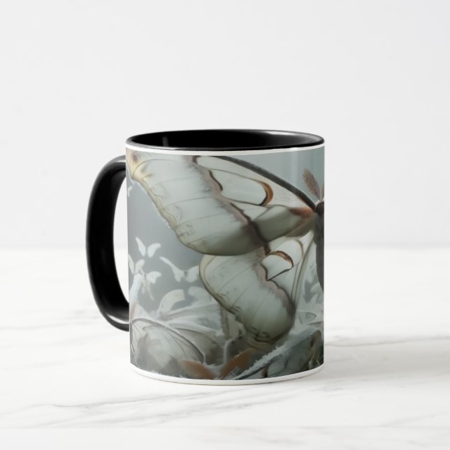 Mug de café de grandes papillons (Devant gauche)