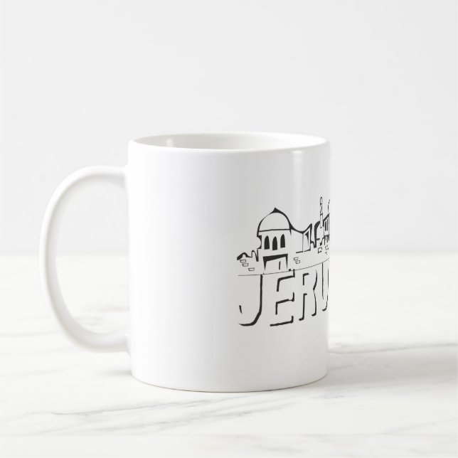 Mug de café de Jérusalem (Gauche)