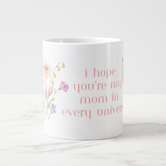 mug de café de la fête des mères avec citation (Devant)