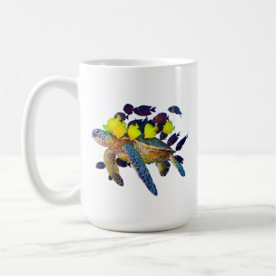 Mug de café de la tortue de mer