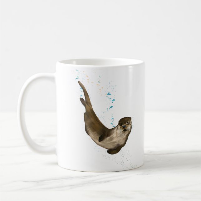 Mug de café de natation (Gauche)