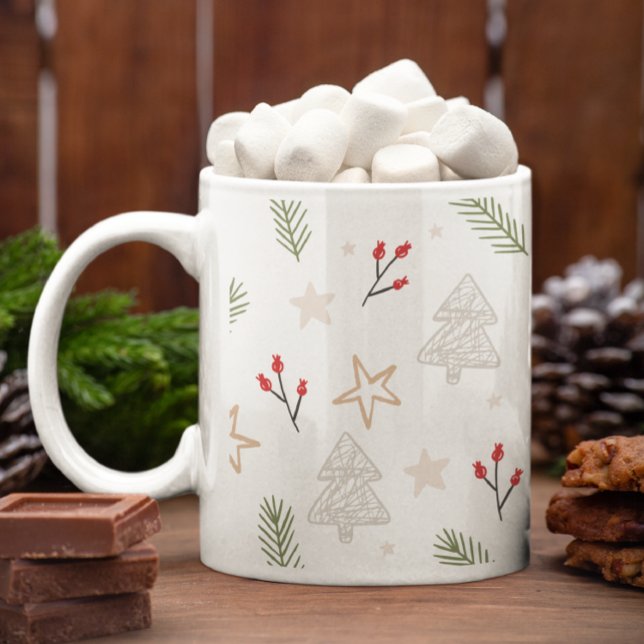 Mug de café de Noël avec dessins de Noël (Créateur téléchargé)