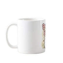 Mug de café de Pâques aux bourgeons de lapin migno