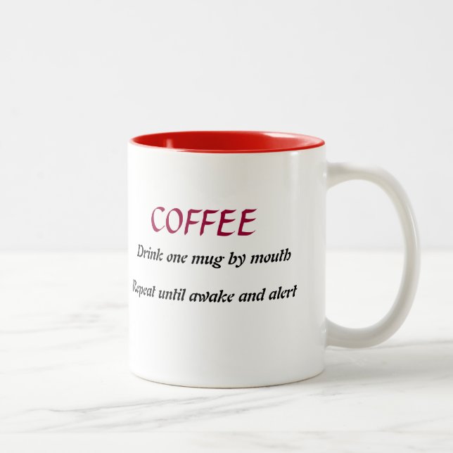 Mug de café de prescription (Droit)
