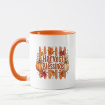 Mug de café de remerciement de récolte de Thanksgi