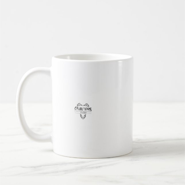 Mug de café de tatouage pour bébé et maman Dragon  (Gauche)