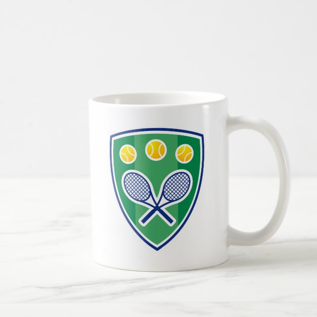 Mug de café de tennis personnalisé (Droite)