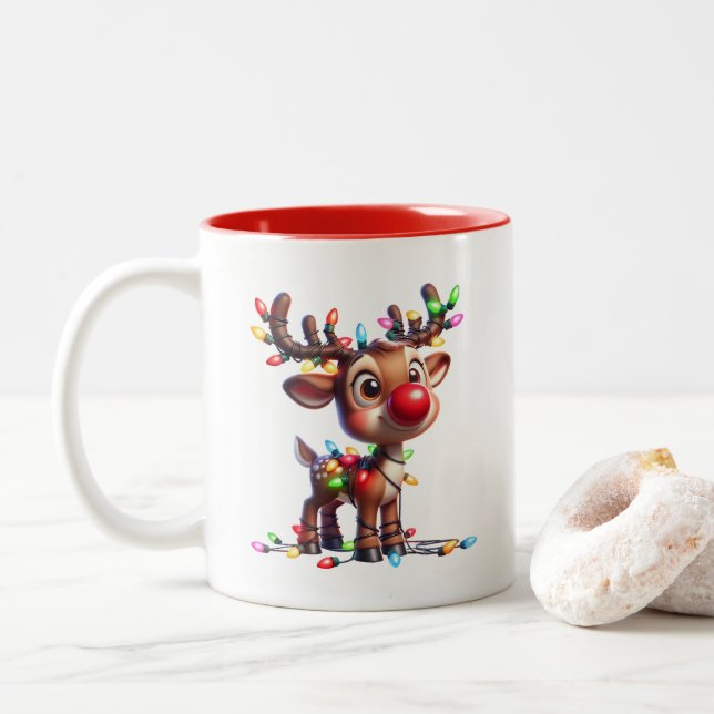 Mug de café de vacances (Avec donut)