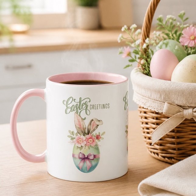Mug de café de vœux de Pâques (Créateur téléchargé)