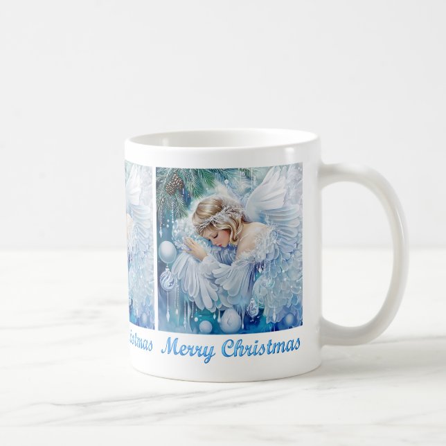 Mug de café d'hiver bleu (Droite)