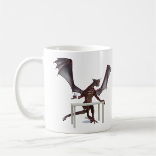 Mug de café Dragon Rouge