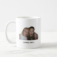 Mug de café drôle – Café d'abord. Chaos ensuite