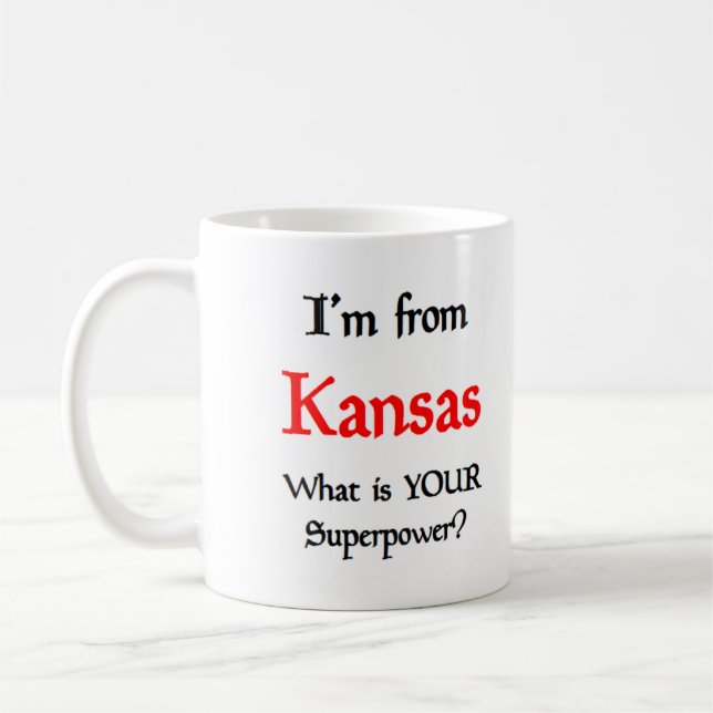 mug de café du kansas (Gauche)