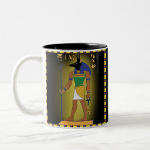 Mug de café égyptien Anubis
