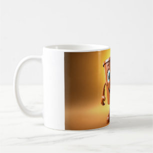 Mug de café en 3D Whimsical - Commencez votre jour