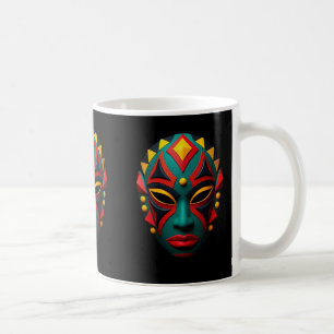 Mug de café en Masque Africain