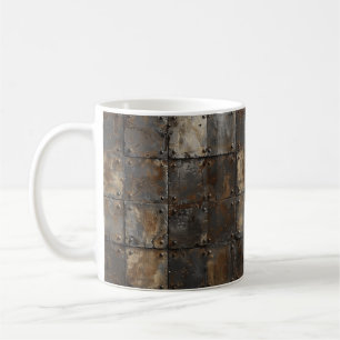 Mug de café en métal rouillé