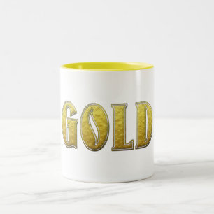 Mug de café en or