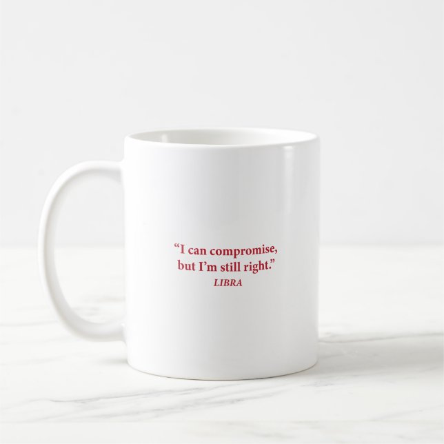 Mug de café esthétique Balance (Gauche)