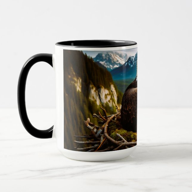 Mug de café Famille E9 (Différentes options dispon (Gauche)