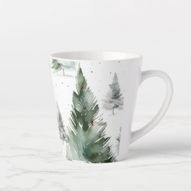 Mug de café Festif Fir Tree (Droite)