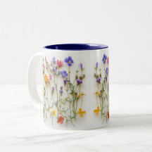 Mug de café fleur sauvage