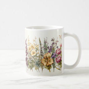 Mug de café floral