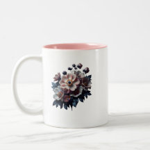 Mug de café floral