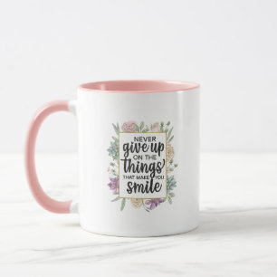 Mug de café floral