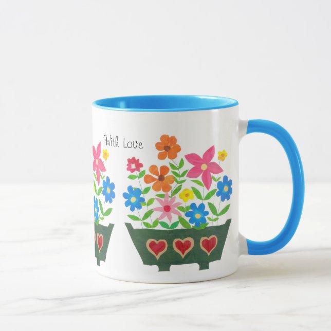 Mug de café floral pour une mère (Droite)