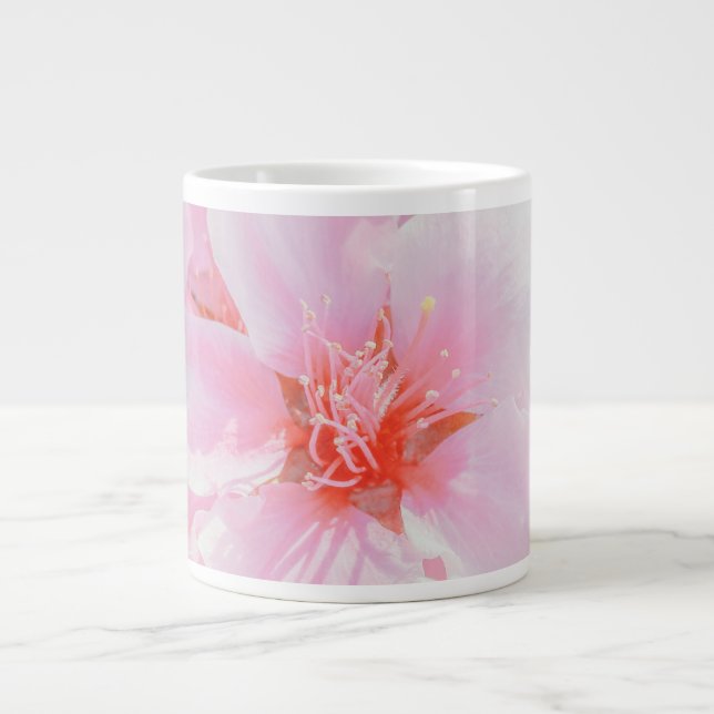 Mug de café Floral rose | Fleurs roses mignonnes e (Devant)
